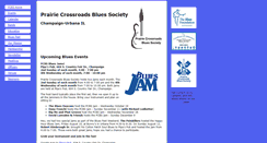 Desktop Screenshot of prairiecrossroadsblues.org